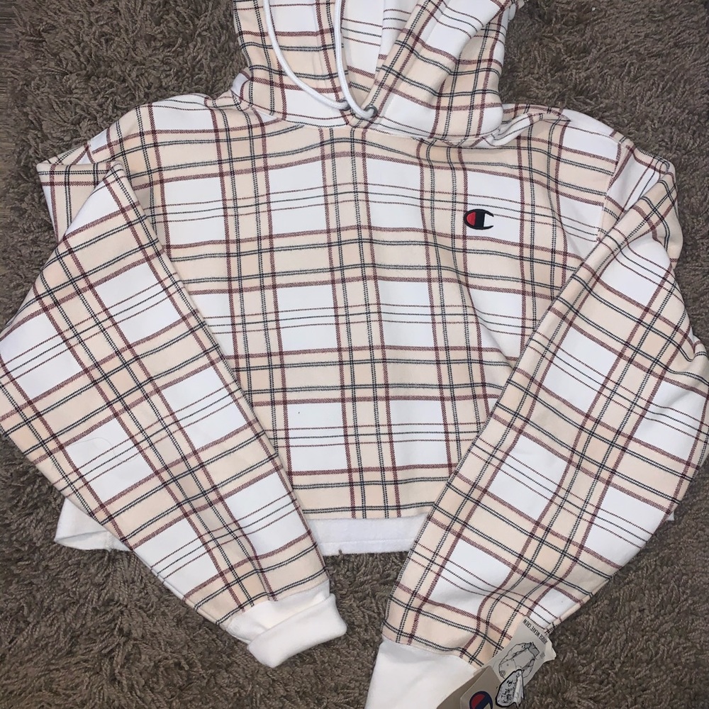 CROPPED CHAMPION HOODIE